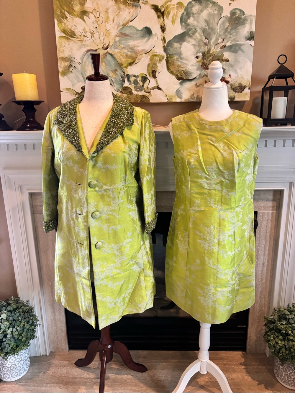 Vintage 60’s Rare Diane Imports Beaded Embellished Evening Dress & Jacket (14)